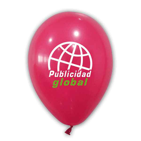 Globo publicidad color de 30 x 36 cm. Globos Promocionales